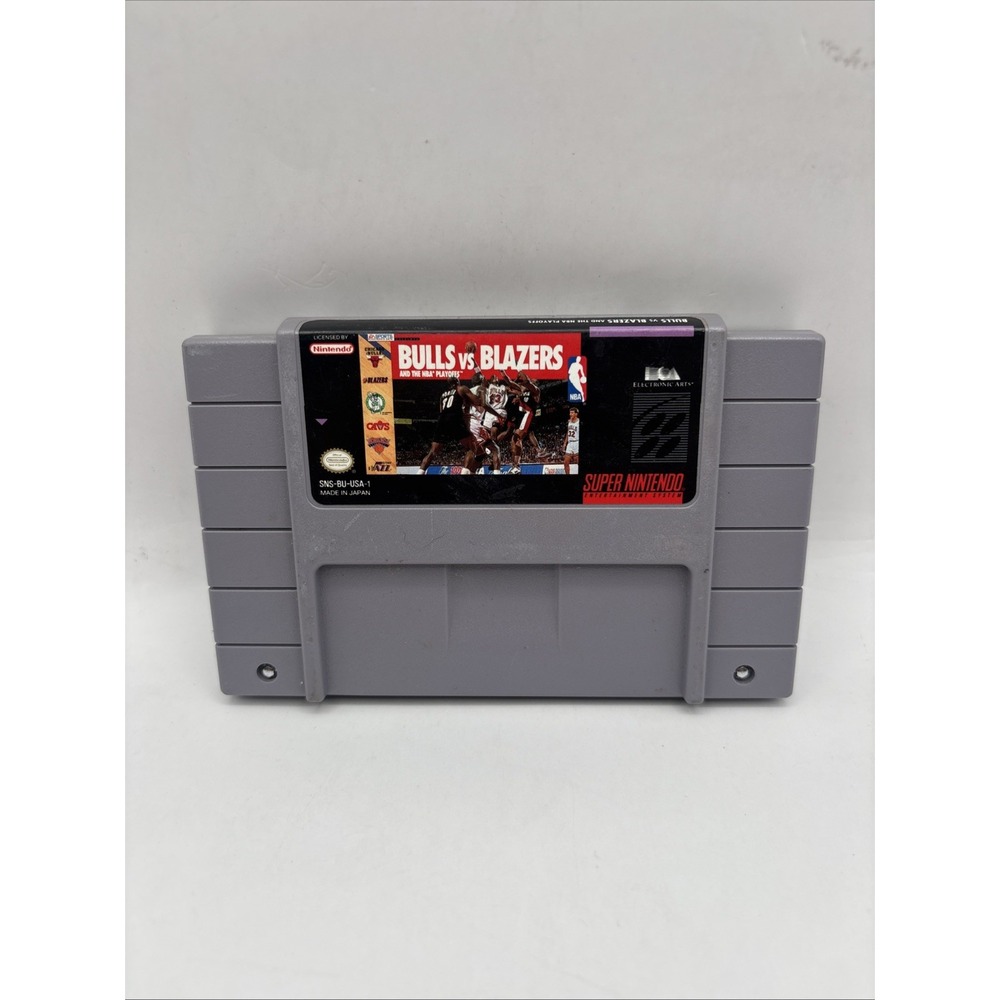 Super Nintendo SNES Bulls vs. Blazers‎